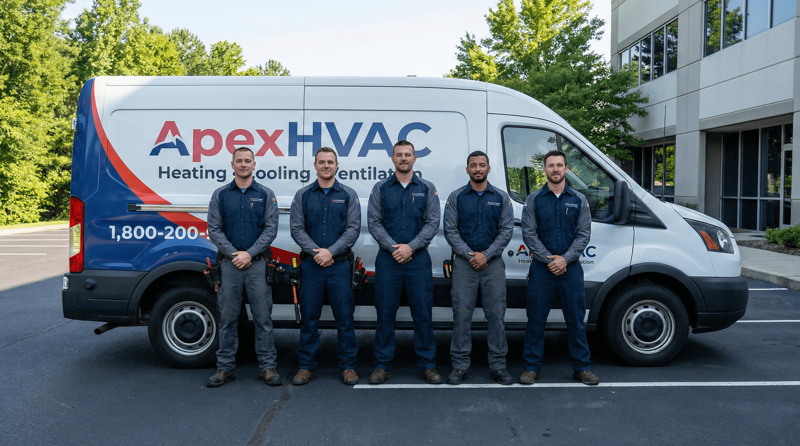 Modern glass office building architecture